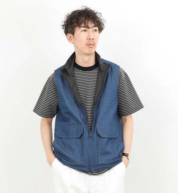 NOLLEY'S goodman「【TAION/タイオン】NON DOWN MILITARY R/S HI NECK VEST 26SS」|ベスト・ジレ|