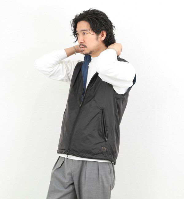 NOLLEY'S goodman「【TAION/タイオン】NON DOWN MILITARY R/S HI NECK VEST 26SS」|ベスト・ジレ|