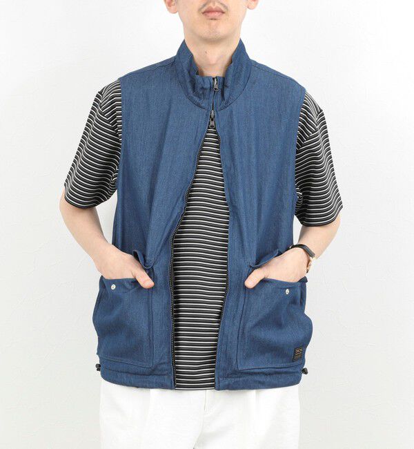 NOLLEY'S goodman「【TAION/タイオン】NON DOWN MILITARY R/S HI NECK VEST 26SS」|ベスト・ジレ|