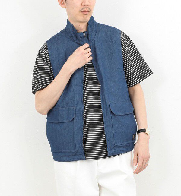 NOLLEY'S goodman「【TAION/タイオン】NON DOWN MILITARY R/S HI NECK VEST 26SS」|ベスト・ジレ|