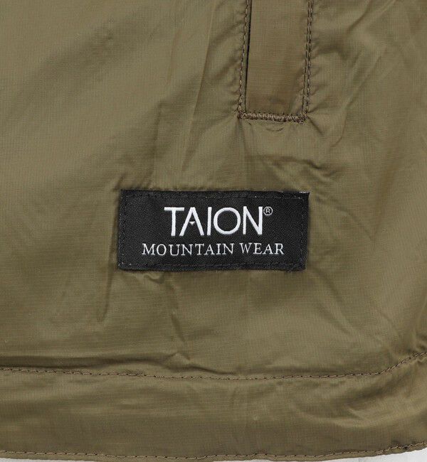 NOLLEY'S goodman「【TAION/タイオン】NON DOWN MOUNTAIN R/S W-ZIP HOOD JK 26SS」|ブルゾン・スタジャン|