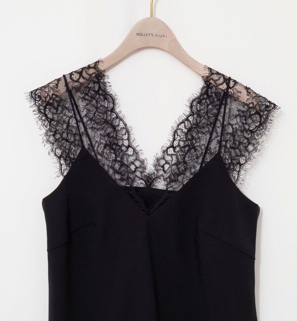 NOLLEY'S sophi「ウォッシャブルVIN-SATIN WITH LACE CAMI」|シャツ・ブラウス|
