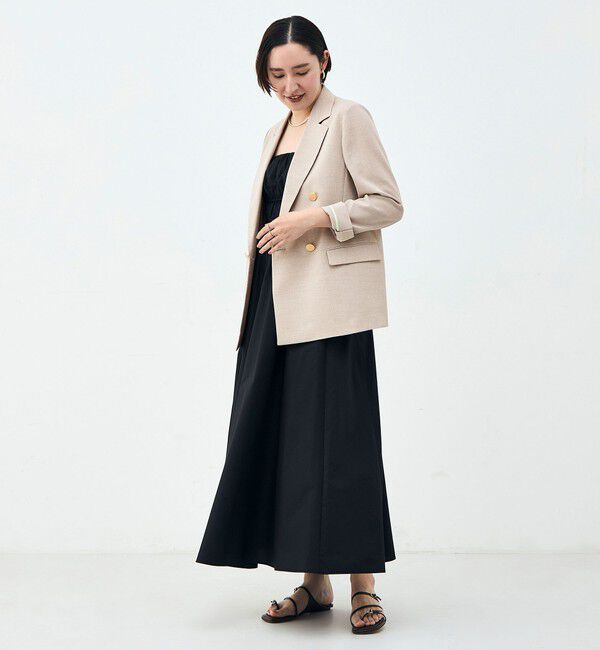 NOLLEY'S「ウォッシャブル2WAYギャザーキャミワンピース」|ワンピース|