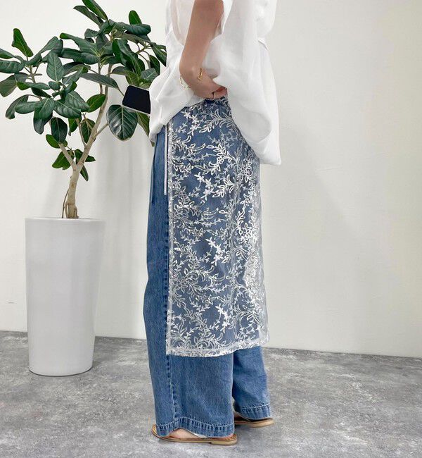 fredy emue「キラキラレイヤードラップスカート」|スカート|