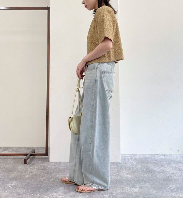 fredy emue「ポコポコZIP半袖カーディガン」|カーディガン|