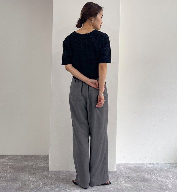 fredy emue「ポコポコZIP半袖カーディガン」|カーディガン|