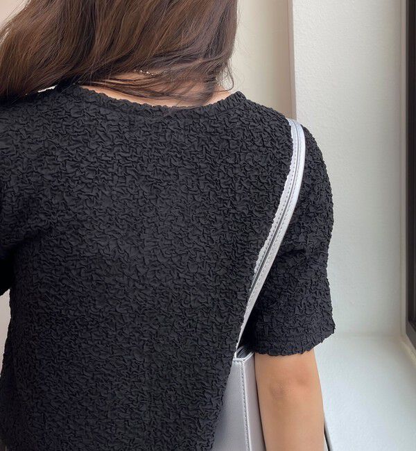 fredy emue「ポコポコZIP半袖カーディガン」|カーディガン|