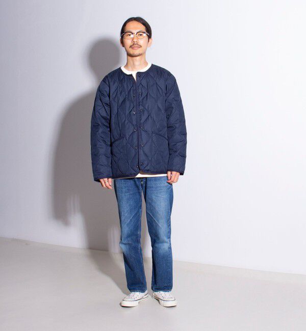 GLOSTER「【TAION/タイオン】GLOSTER別注 ミリタリーライナージャケット ノーカラーMA-1 M65」|ダウン|