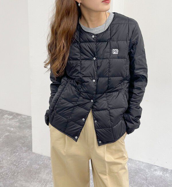 fredy emue「【別注】【TAION&times;fredy emue】インナーダウン」|ダウン|ブラック