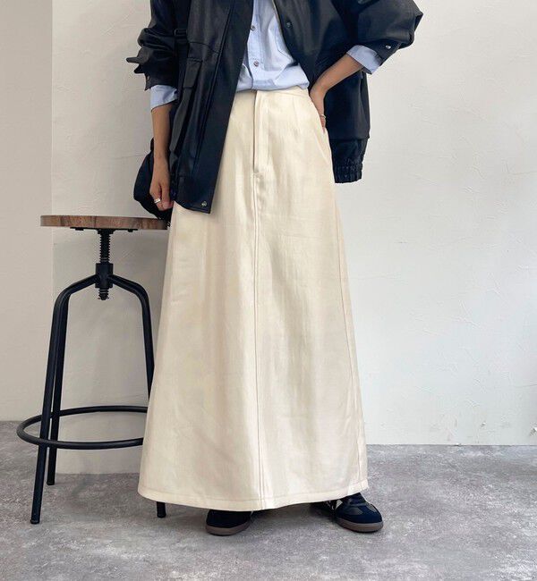 fredy emue「マルチファブリック タイトスカート」|スカート|