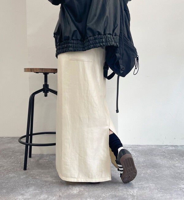 fredy emue「マルチファブリック タイトスカート」|スカート|