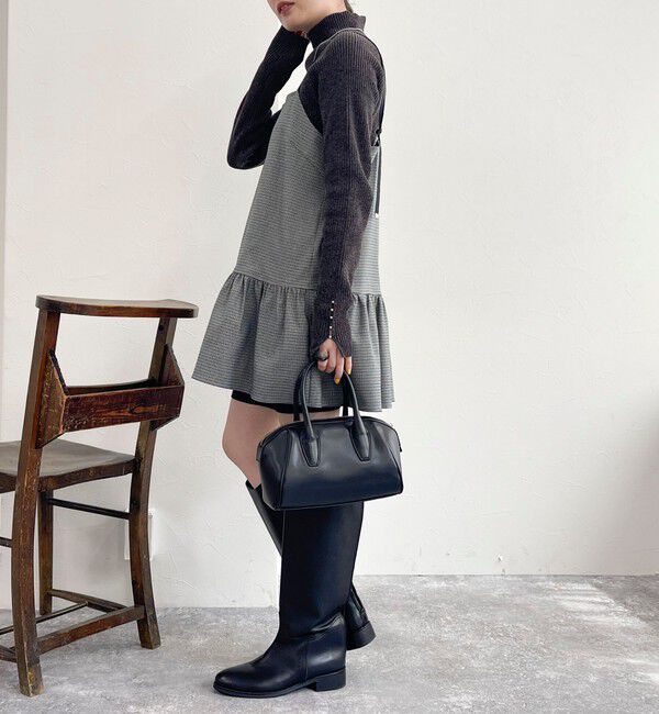 fredy emue「チェック柄レイヤードキャミワンピース」|ワンピース|