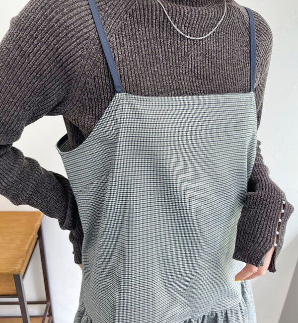 fredy emue「チェック柄レイヤードキャミワンピース」|ワンピース|