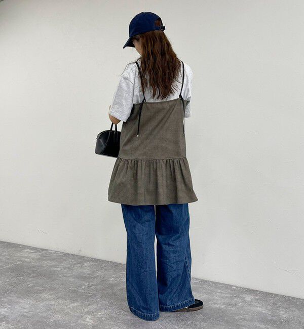 fredy emue「チェック柄レイヤードキャミワンピース」|ワンピース|