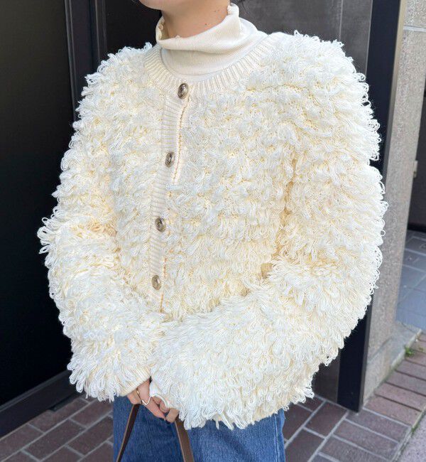 fredy emue「ニットフリンジカーディガン」|カーディガン|