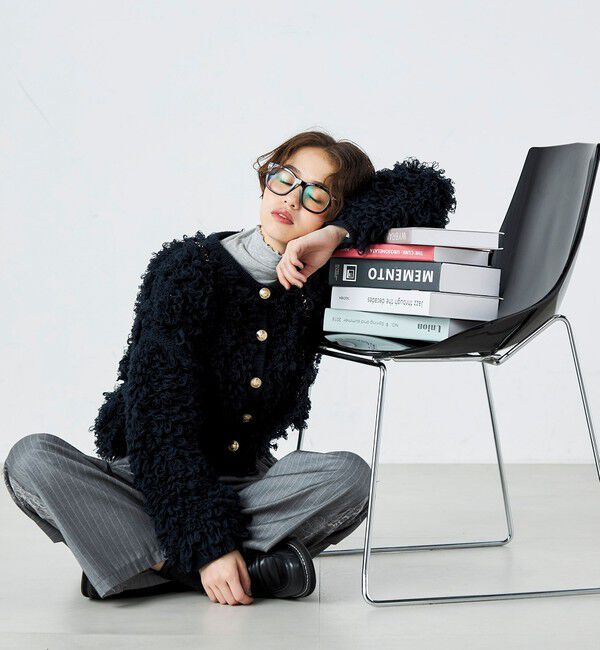 fredy emue「ニットフリンジカーディガン」|カーディガン|