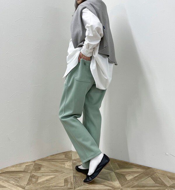 fredy emue「【GEVACO/ゲバコ】ウールライクイージーパンツ」|チノ|