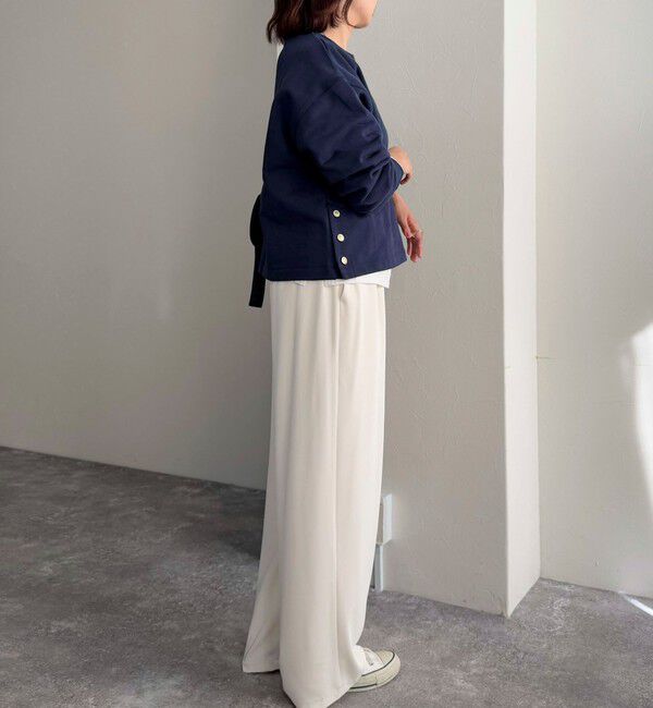 fredy emue「【累計販売数4万本突破！】とろみツイルストレートイージーパンツ」|チノ|