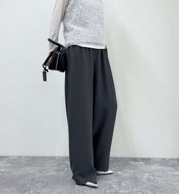 fredy emue「【累計販売数4万本突破！】とろみツイルストレートイージーパンツ」|チノ|