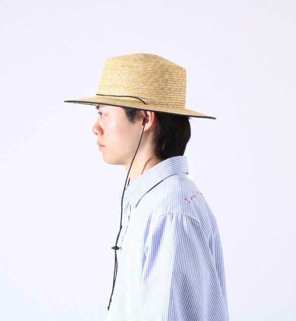 GLOSTER「【GLOSTER】CODE LONG BRIM STRAW HAT ハット 麦わら カンカン帽」|ハット|