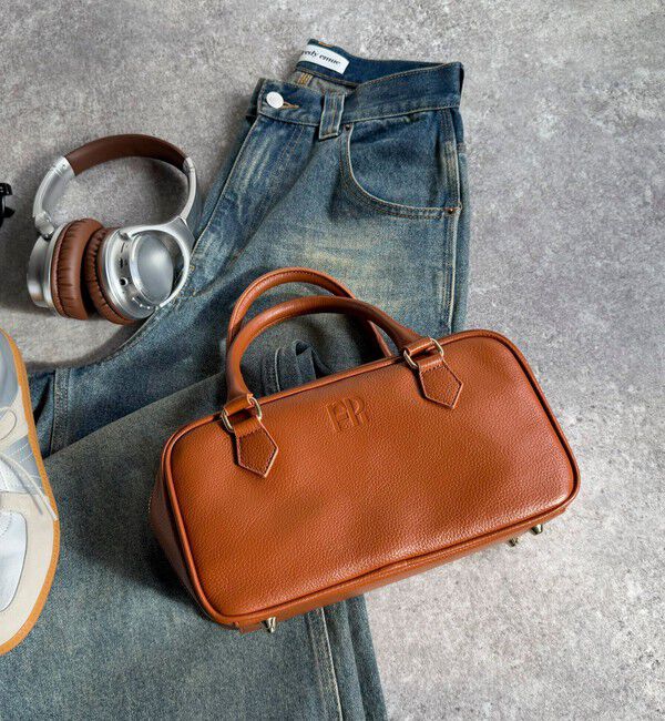 fredy emue「FR横長レザーボストンバッグ」|ショルダー・メッセンジャー|