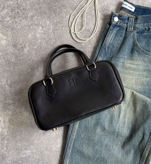 fredy emue「FR横長レザーボストンバッグ」|ショルダー・メッセンジャー|