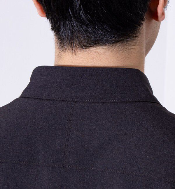 GLOSTER「【GLOSTER/グロスター】COOLMAX ポリトロ パラシュートボタン 七分袖レギュラーシャツ」|シャツ・ブラウス|