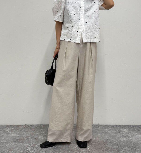 fredy emue「ドライタンブラーイージースラックスパンツ」|スラックス|