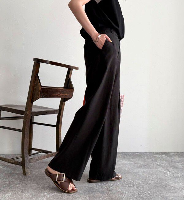 fredy emue「ドライタンブラーイージースラックスパンツ」|スラックス|