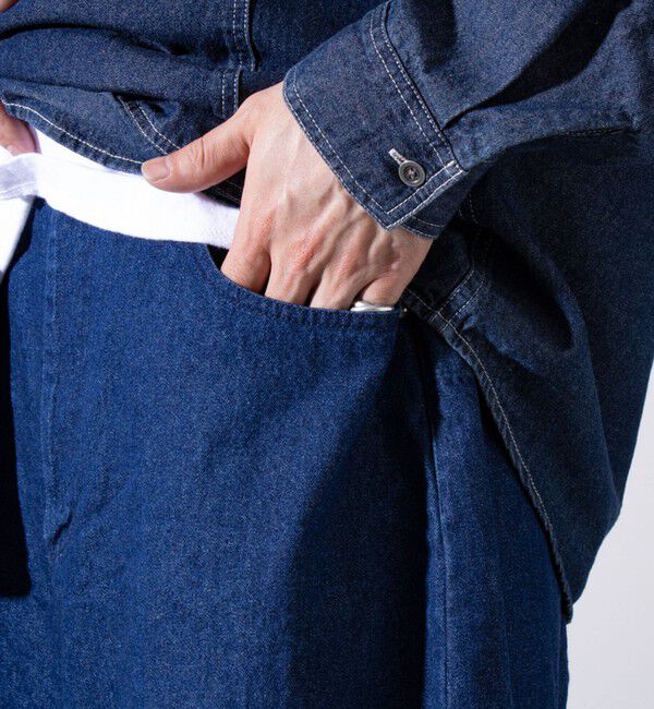 GLOSTER「【GLOSTER/グロスター】8オンスデニム ワイドショートパンツ ハーフパンツ」|その他|