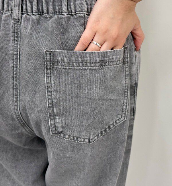 fredy emue「ブリーチデニム５ポケイージーパンツ」|デニム|