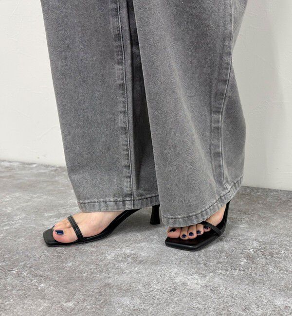 fredy emue「ブリーチデニム５ポケイージーパンツ」|デニム|