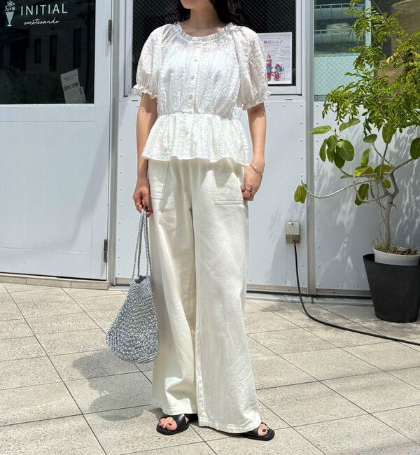 fredy emue「クロップドペプラムブラウス」|シャツ・ブラウス|