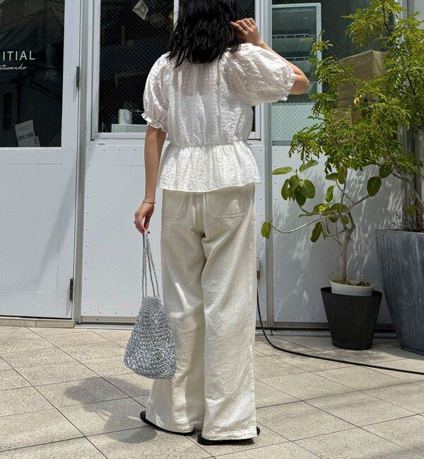 fredy emue「クロップドペプラムブラウス」|シャツ・ブラウス|