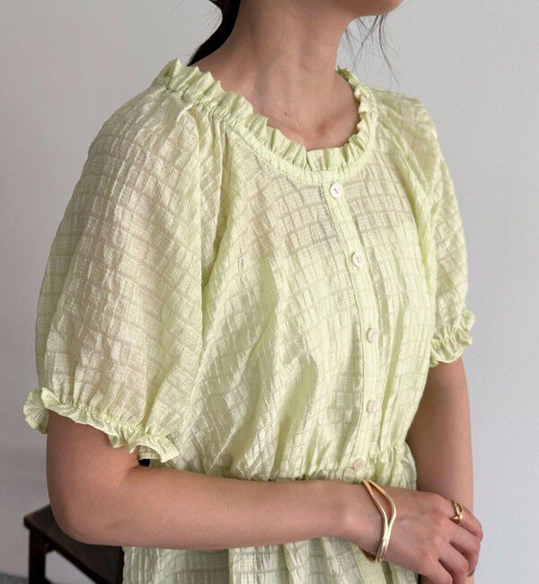 fredy emue「クロップドペプラムブラウス」|シャツ・ブラウス|