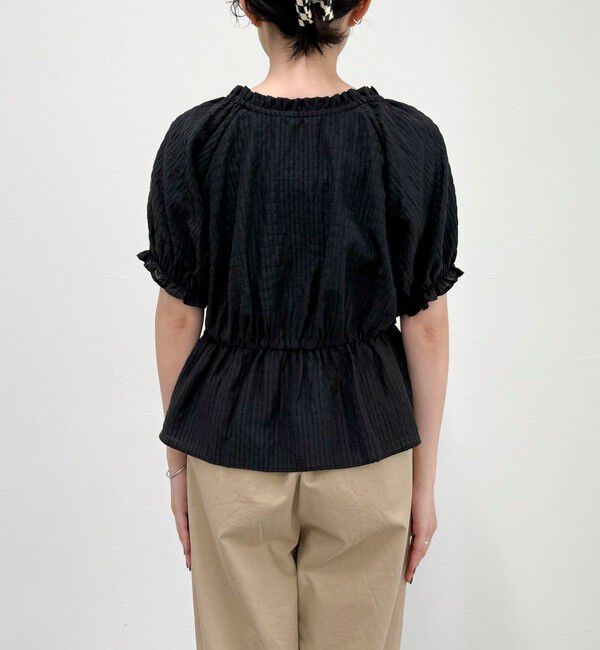 fredy emue「クロップドペプラムブラウス」|シャツ・ブラウス|