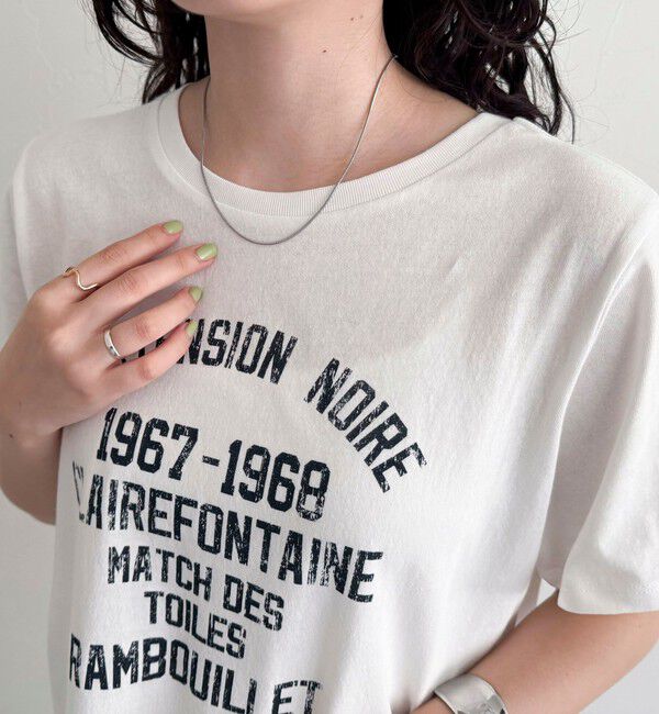 fredy emue「ヴィンテージライクピグメントTシャツ」|Tシャツ・カットソー|