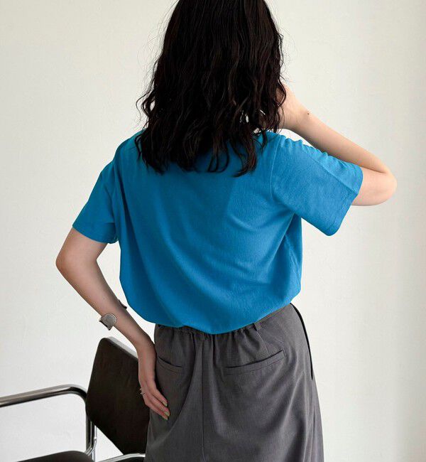 fredy emue「ヴィンテージライクピグメントTシャツ」|Tシャツ・カットソー|