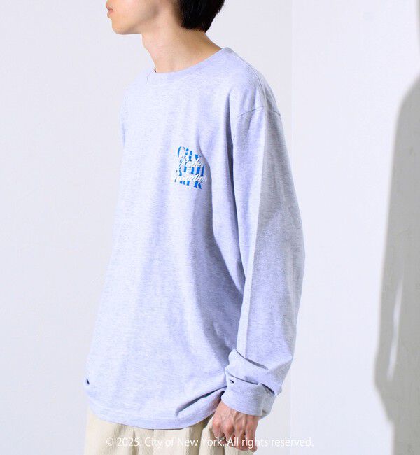 GLOSTER「【GOOD ROCK SPEED】NYC 発砲プリント ロングスリーブTシャツ ロンT」|Tシャツ・カットソー|