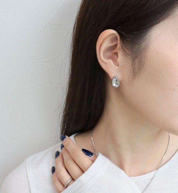 fredy emue「つぶしメタルピアス」|ピアス|シルバー