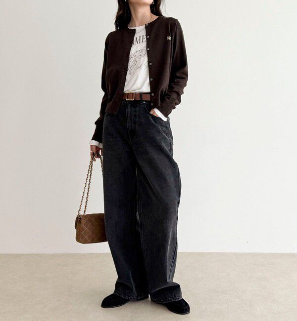 fredy emue「FR刺繍ベーシックカーディガン」|カーディガン|