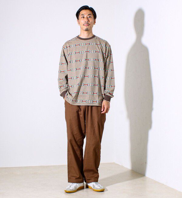GLOSTER「【PENDLETON】Jacquard LS Tee ジャガードロンT」|Tシャツ・カットソー|