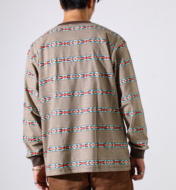 GLOSTER「【PENDLETON】Jacquard LS Tee ジャガードロンT」|Tシャツ・カットソー|