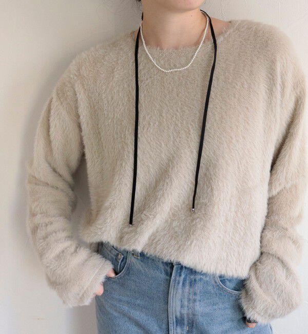 fredy emue「小粒パールリボンネックレス」|ネックレス|