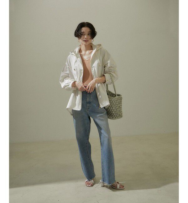 SALON adam et rope'「【WEB限定】リップストップフードブルゾン/スタンドカラーマウンテンパーカー［軽量］」|ブルゾン・スタジャン|