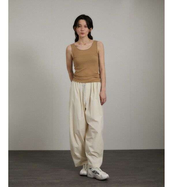 SALON adam et rope'「シアーコントラストカップ付きタンク」|タンクトップ|