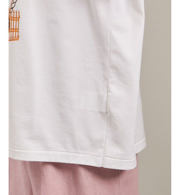 SALON adam et rope'「Over the Border グラフィックプリントTEE / レタリングTシャツ［洗える］」|Tシャツ・カットソー|