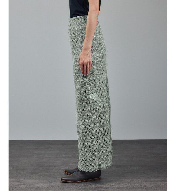 SALON adam et rope'「ラッセルレースヘムスカラップスカート / セットアップ対応」|スカート|