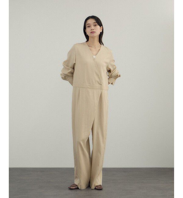 SALON adam et rope'「フロントクロスオールインワン」|オールインワン|ベージュ(27)