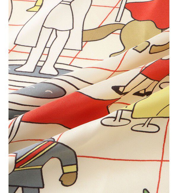 ROPE「【4 ARTIST for ROPE'】コラボ シルクスカーフ/Lサイズ」|バンダナ・スカーフ|